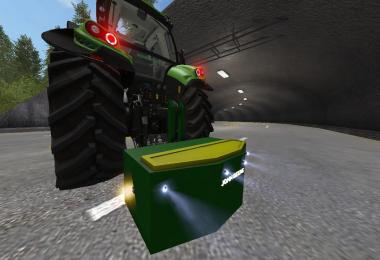 1250 KG John Deere Weight v1.0