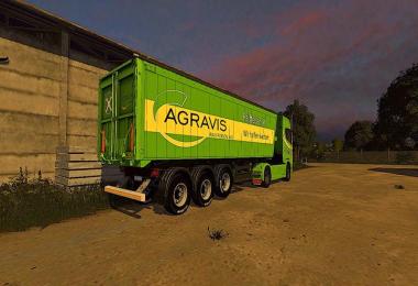 Agricultural trailer with DH v1.0