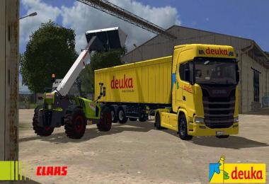 Agricultural trailer with DH v1.0