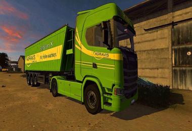 Agricultural trailer with DH v1.0