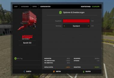 Krampe Bandit 550 dynamicHose [Externe Modder] v1.0.0.0