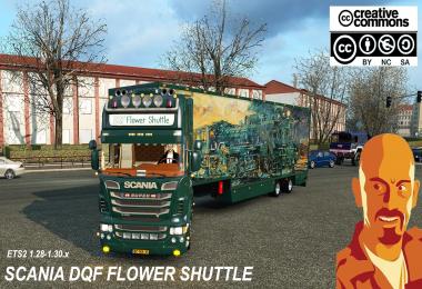 SCANIA DQF FLOWER SHUTTLE (RECOVERED) 1.28 - 1.30.x