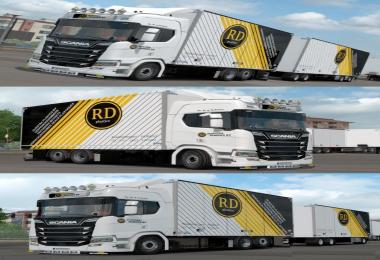 Scania R Next Generation Dijkstra Plastics BV Skin Pack v1.0