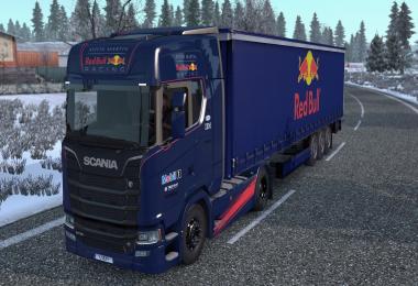 Scania S - Red Bull Racing + Trailer by l1zzy