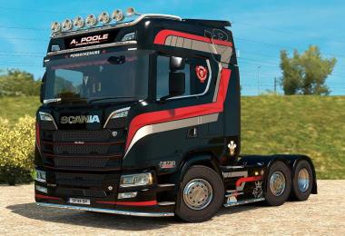 Skin A.Poole for Scania S 2016 NG [1.30.x]