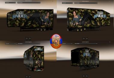 Volvo VNL670 Lara Croft Tomb Raider Combo Skin Packs 1.30.2.6s