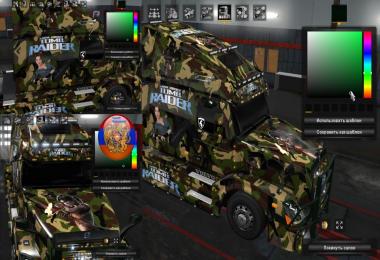 Volvo VNL670 Lara Croft Tomb Raider Combo Skin Packs 1.30.2.6s