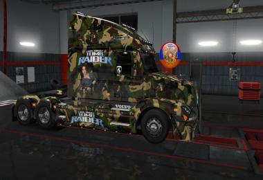 Volvo VNL670 Lara Croft Tomb Raider Combo Skin Packs 1.30.2.6s