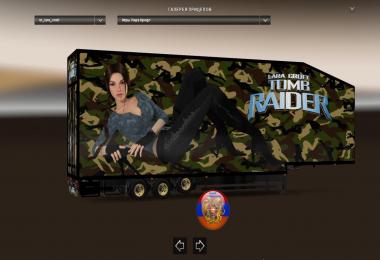 Volvo VNL670 Lara Croft Tomb Raider Combo Skin Packs 1.30.2.6s