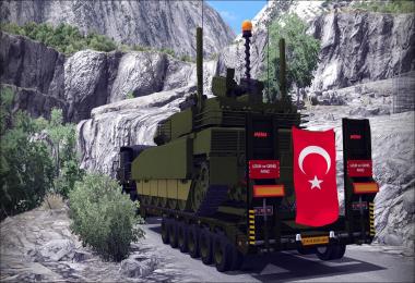 Turkish Military Truck Scania Hema and Trailer pack 1.30