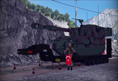 Turkish Military Truck Scania Hema and Trailer pack 1.30