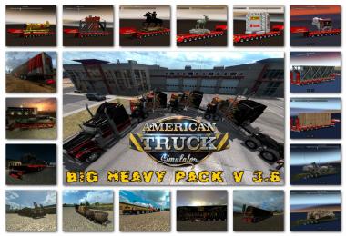 Big Heavy Pack v3.6 for Ats 1.30