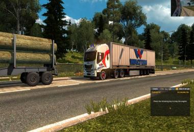 Walton hd truck skin mods bd truck skin and 3d trailer v1.0