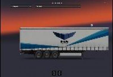 Fan Courier Truck & Trailer Skin v1.0