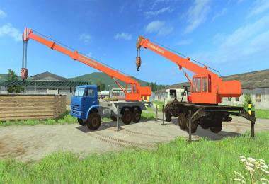 Kamaz 65222K Crane v1.0