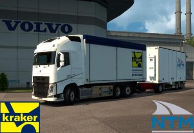 Kraker, NTM, Ekeri Tandem addon for Volvo FH 2012 by Kast