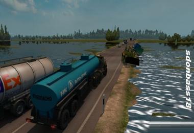 Less traffic for the map Severe Russia for ETS2 v1.0