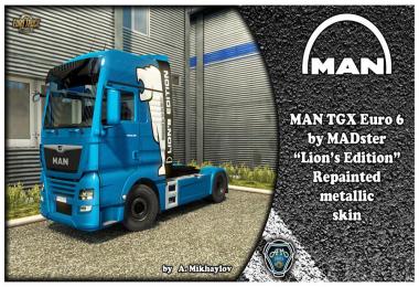 MAN TGX Euro 6 Lion’s Edition skin