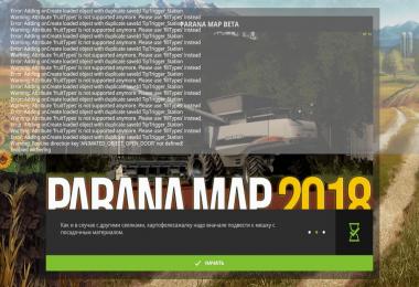 PARANA MAP 2018 v1.0 BETA