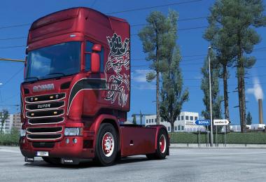 Scania R (RJL) - Split Paintjob (METALLIC) by l1zzy