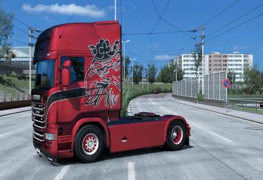 Scania R (RJL) - Split Paintjob (METALLIC) by l1zzy