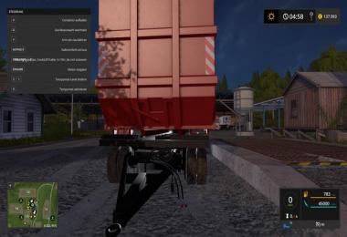 Scania V8 hook lift with rail trailer v1.0.4.0