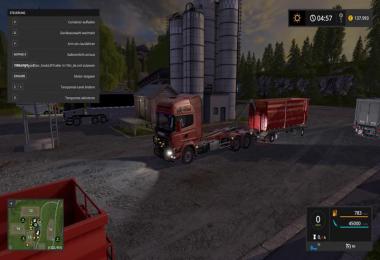 Scania V8 hook lift with rail trailer v1.0.4.2