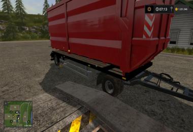 Scania V8 hook lift with rail trailer v1.0.4.2