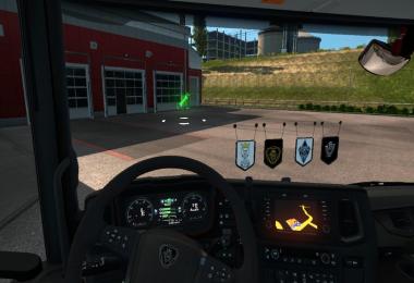 Scania V8 & Vabis Pennants Pack v1.0