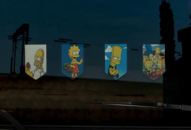 The Simpsons Pennants Pack #1