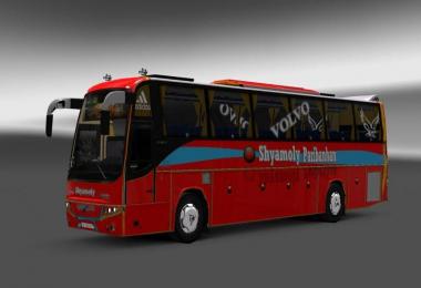 Volvo B12BTX Bus + Passenger + BD Shyamoly Bus Skin v1.0