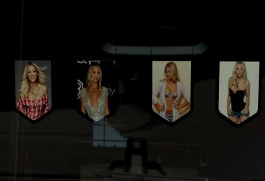 Kaley Cuoco Pennants Pack v1.0