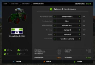 Deutz D80 four wheel drive v1.0