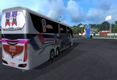 Bus skin pack Russia fifa world cup 2018 v1.0