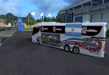 Bus skin pack Russia fifa world cup 2018 v1.0