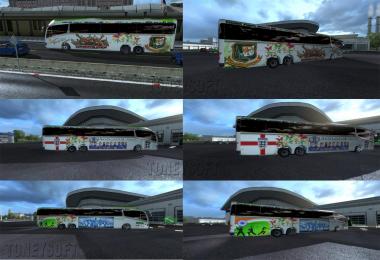 i8 Irzar Bus cricket player bus skin pack Bangladesh India England v1.01