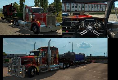 Kenworth W900 for ETS2 Left & Right Hand Drive v2.0