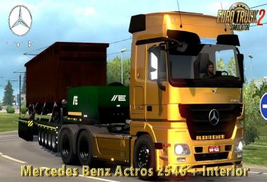 MB Actros 2546 + Interior NEW (Brasil Edition) 1.31.x