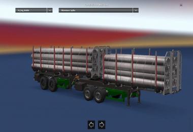 Pack of double Trailers for the Russian expanses map v1.0