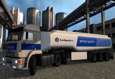 Truck trailer fuel kazmunaygas v1.0