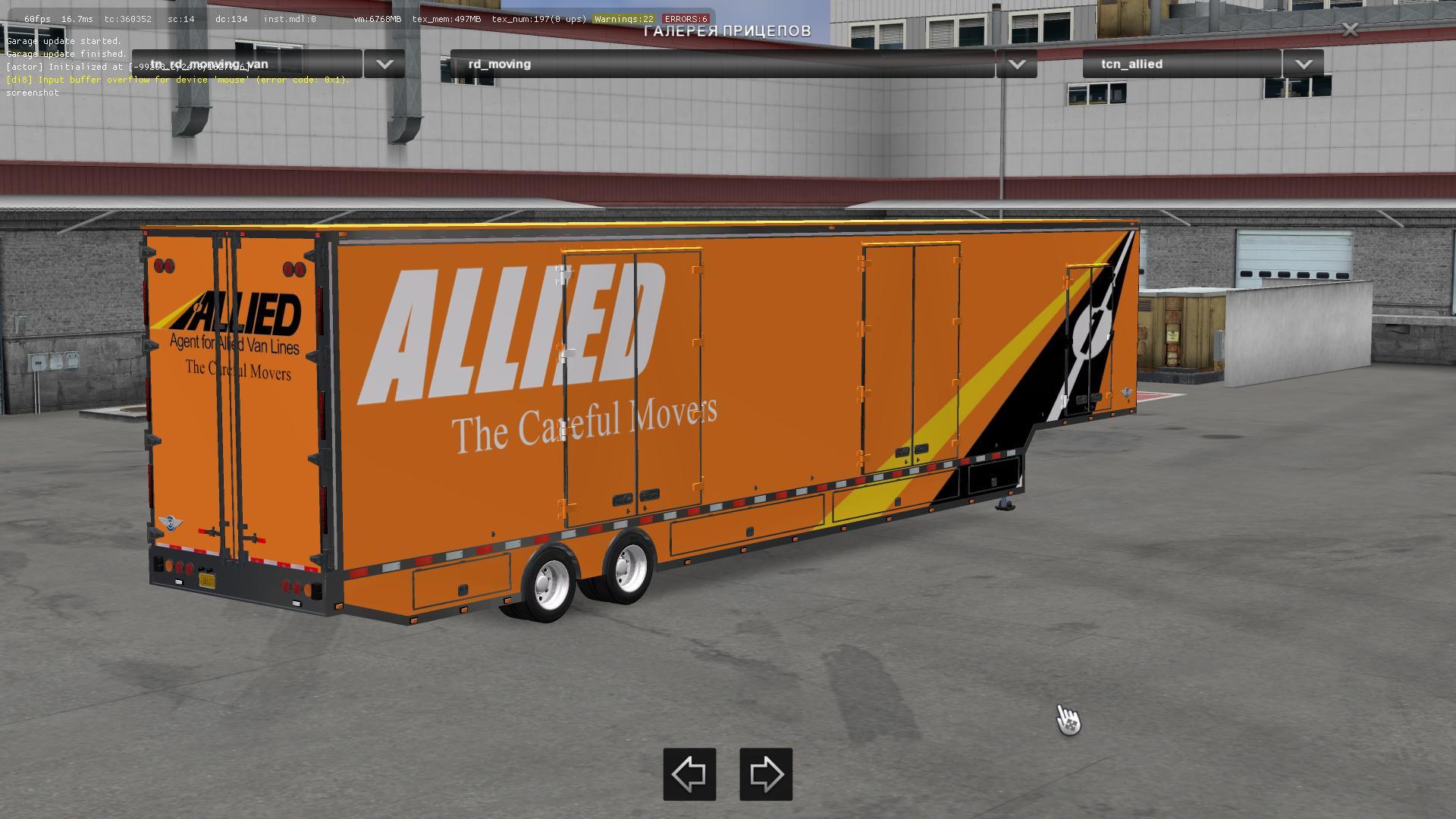 Orange trailer. ATS прицеп автопогрузчик. Moving van. Trailer moving. Trailer Mover.