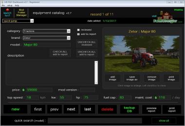 FS17 Dashboard v2.9