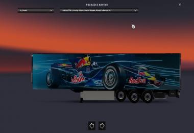 Kogel Trailer F1 Red Bull Racing Formula One Team