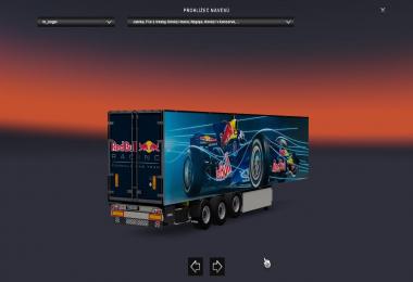 Kogel Trailer F1 Red Bull Racing Formula One Team