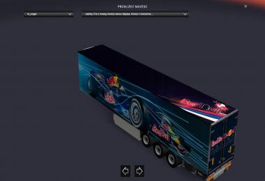 Kogel Trailer F1 Red Bull Racing Formula One Team