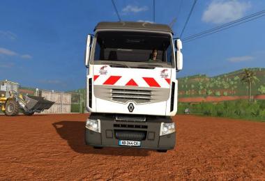 Renault low loader truck with folding ramps v1.0.0.1