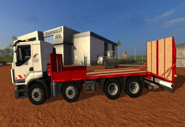 Renault low loader truck with folding ramps v1.0.0.1