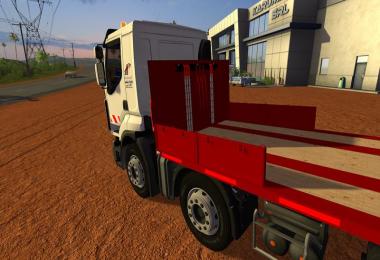 Renault low loader truck with folding ramps v1.0.0.1