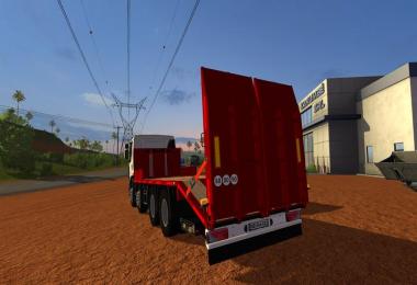 Renault low loader truck with folding ramps v1.0.0.1