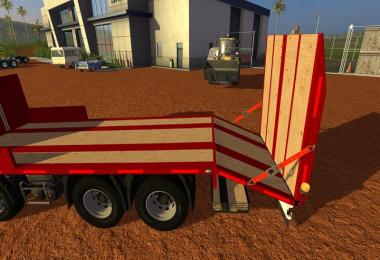 Renault low loader truck with folding ramps v1.0.0.1